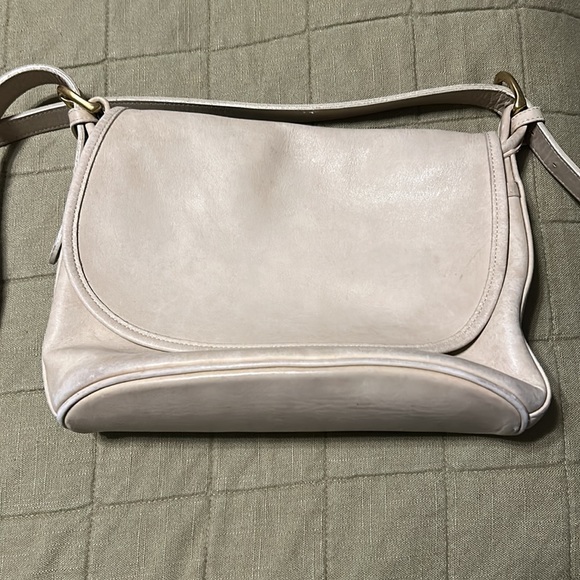 Vintage Coach Fletcher crossbody bag in bone ivory - Picture 2 of 10